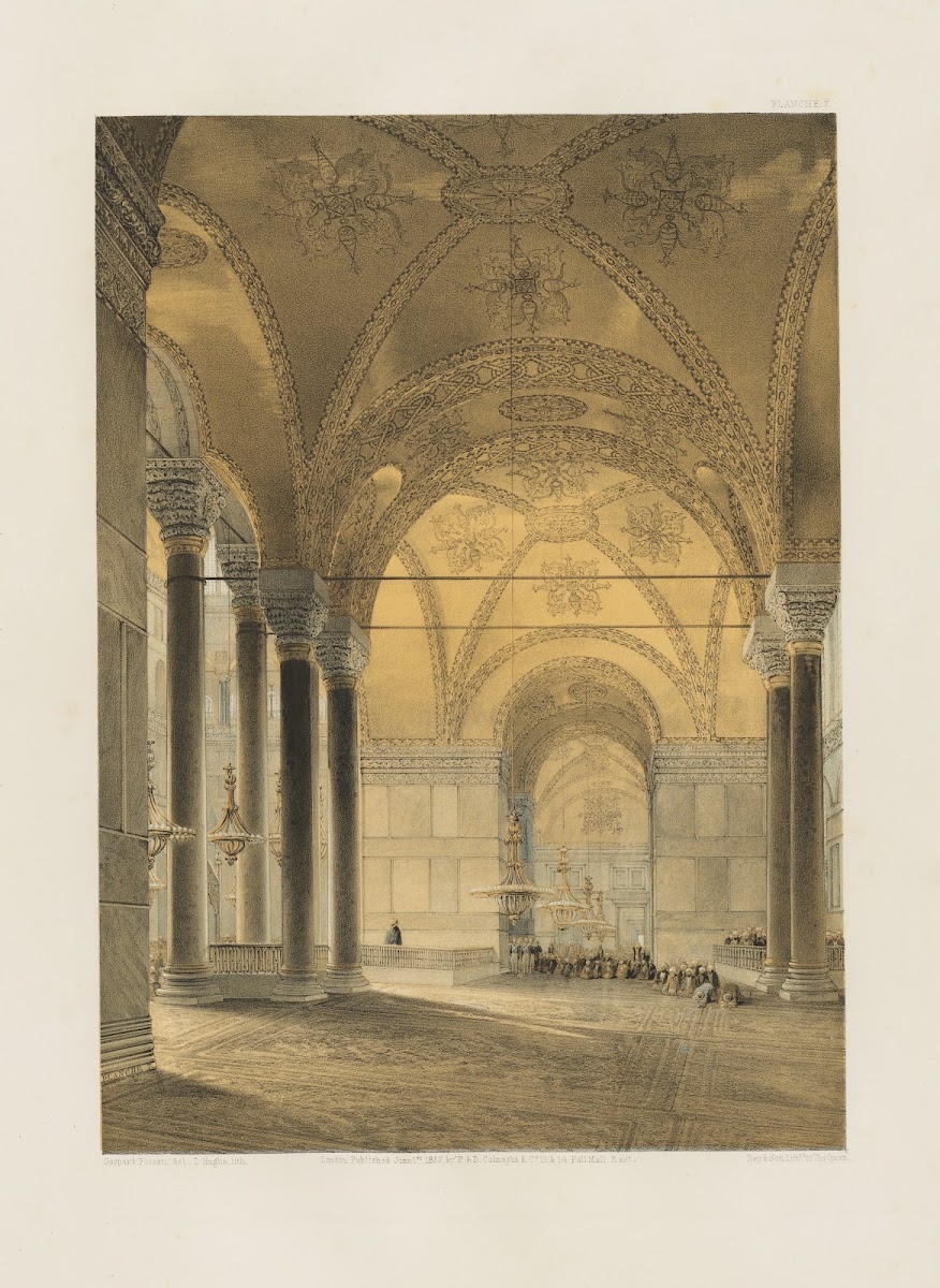 Aya Sofia Constantinople as recently restored by order of H M the sultan Abdul M