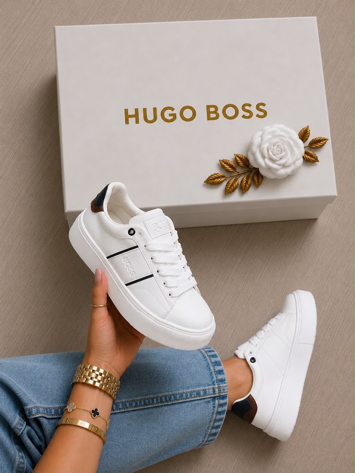 Hugo Boss Platform Blanco