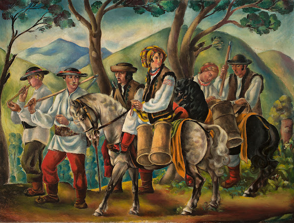 Hutsuls on their way 1924