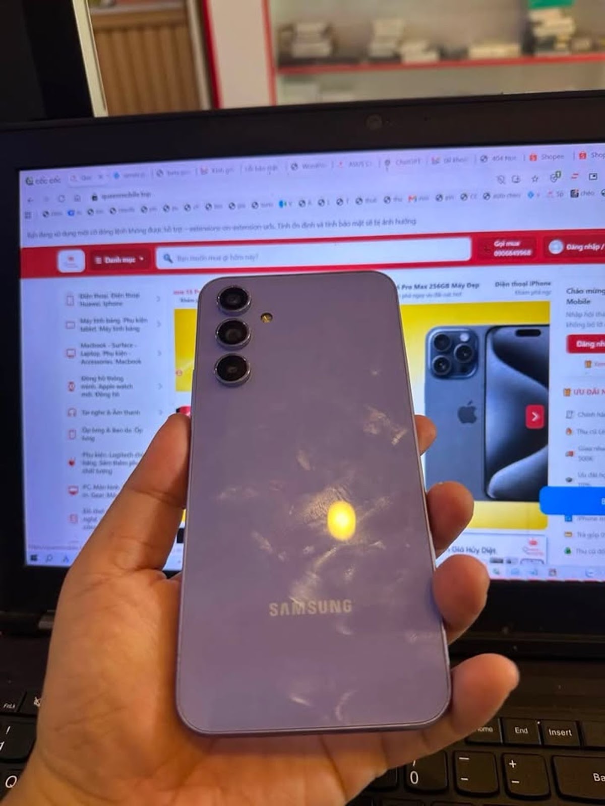 Samsung Galaxy A54 5G – Máy đẹp, màn AMOLED 120Hz, camera chống rung OIS, chống nước IP67