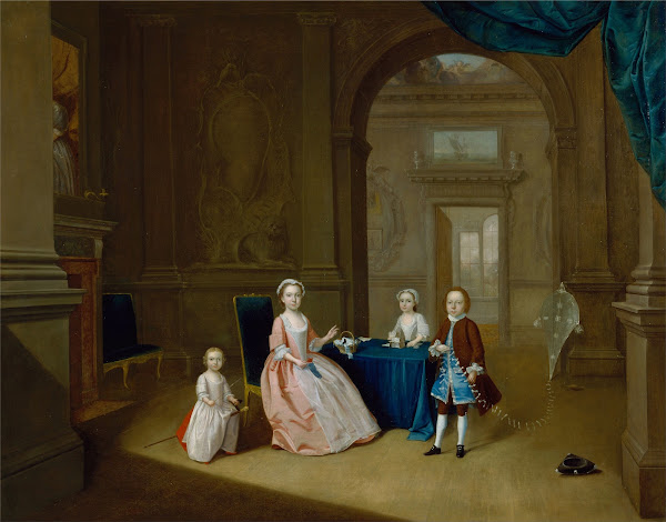 Children In An Interior 1750   1751