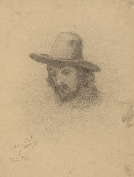 Edward Winslow sketch for Signing of the Compact in the Cabin of theMayflower
