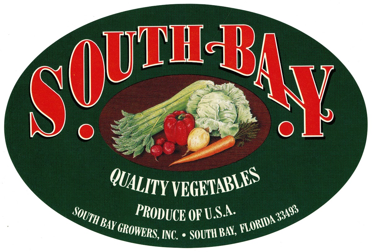 South Bay Quality Vegetables Label 1930 1950