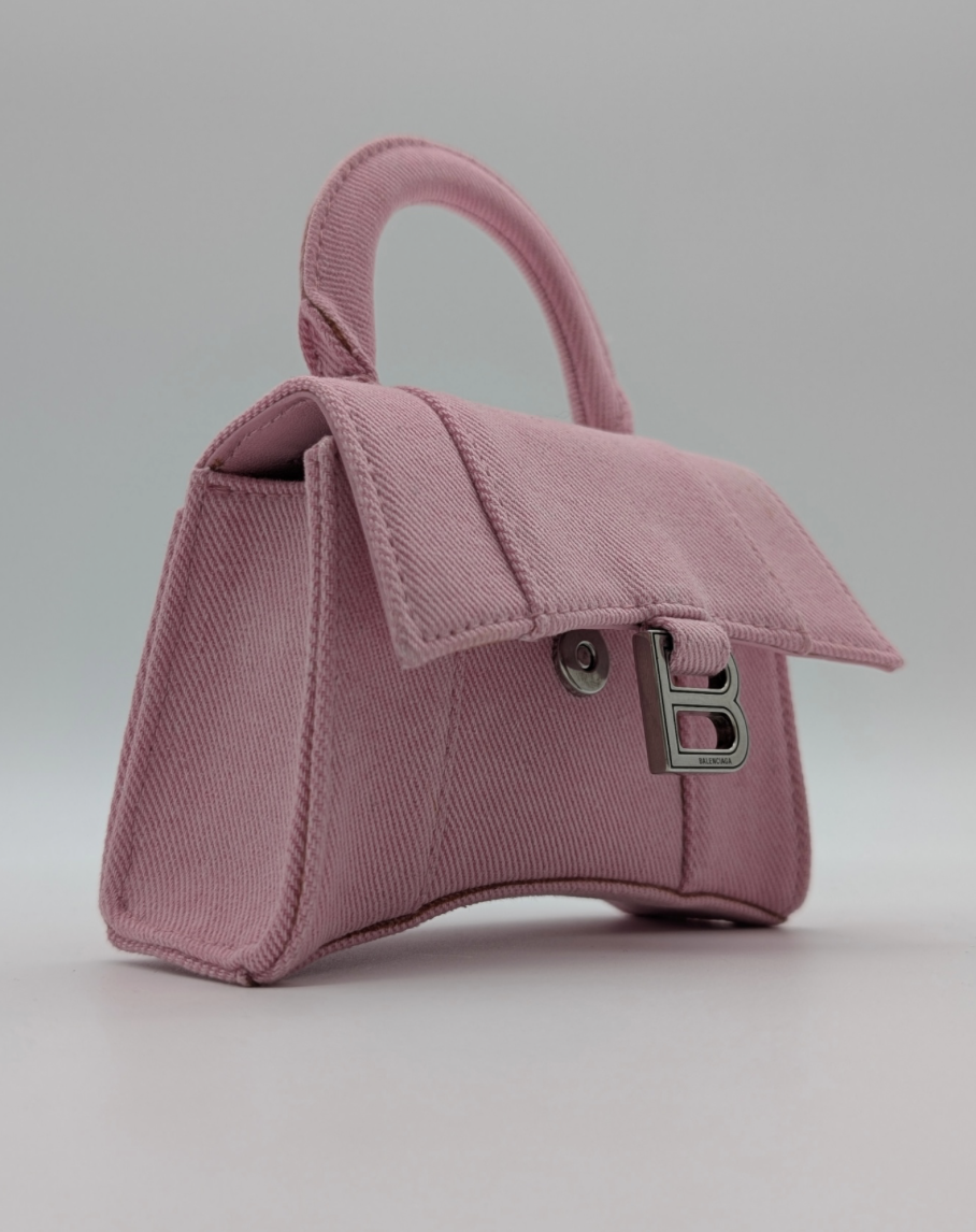 Balenciaga Borsetta Hourglass Mini Rosa – Image 2