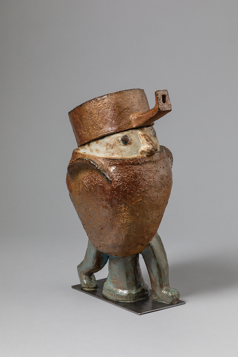 Boîte « espionne »
Grès engobé et oxxydes - 2021 - 35 cm
