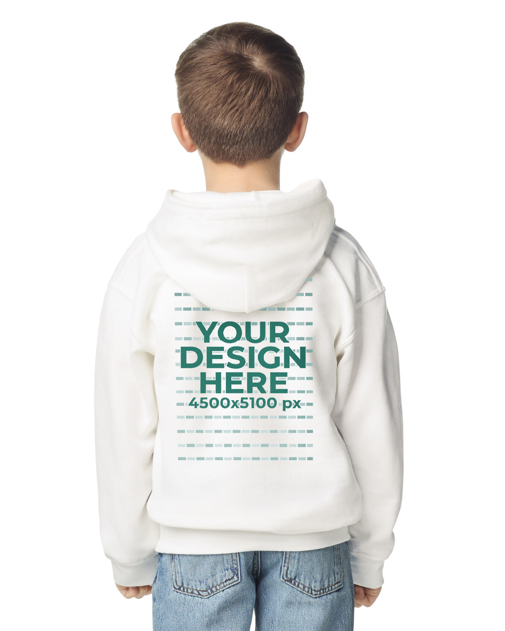 Gildan 18500B (US) - Youth Heavy Blend Hooded Sweatshirt (DTG)