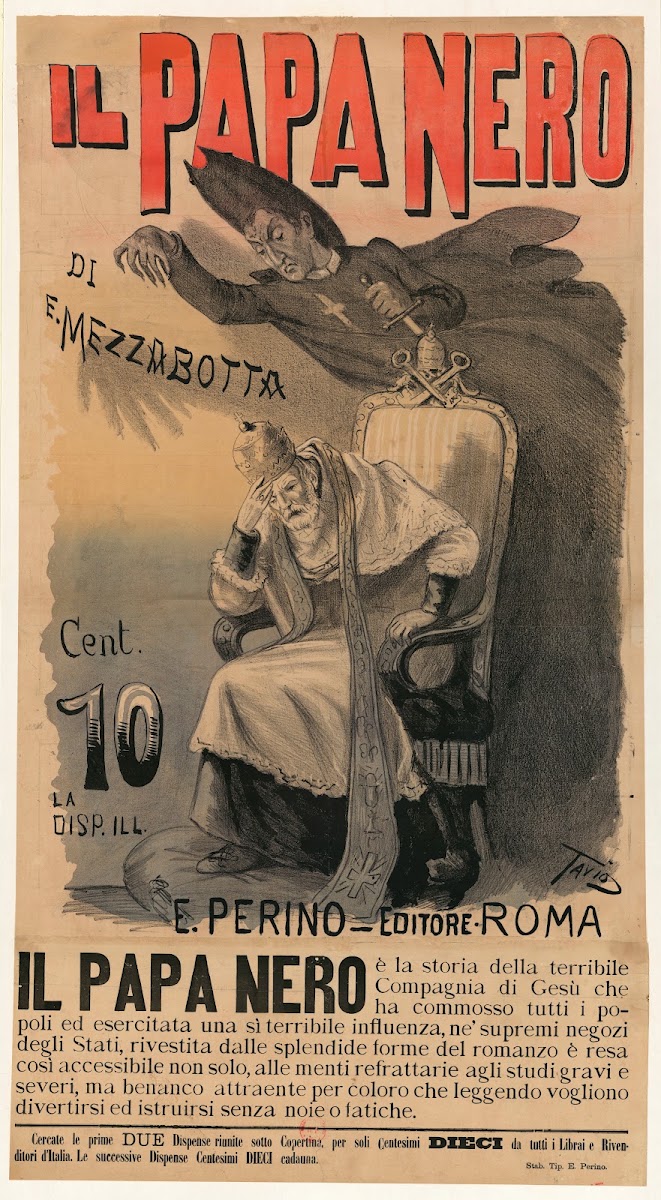 Il Papa nero di E Mezzabotta 1890