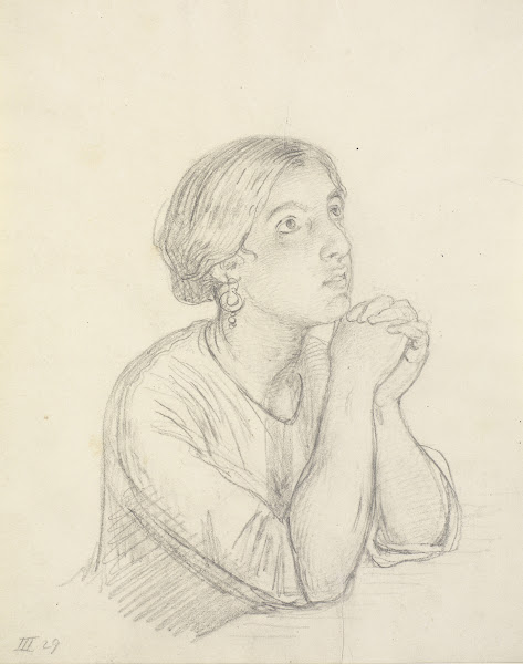 Bedende italienerinde brystbillede 1810  1873