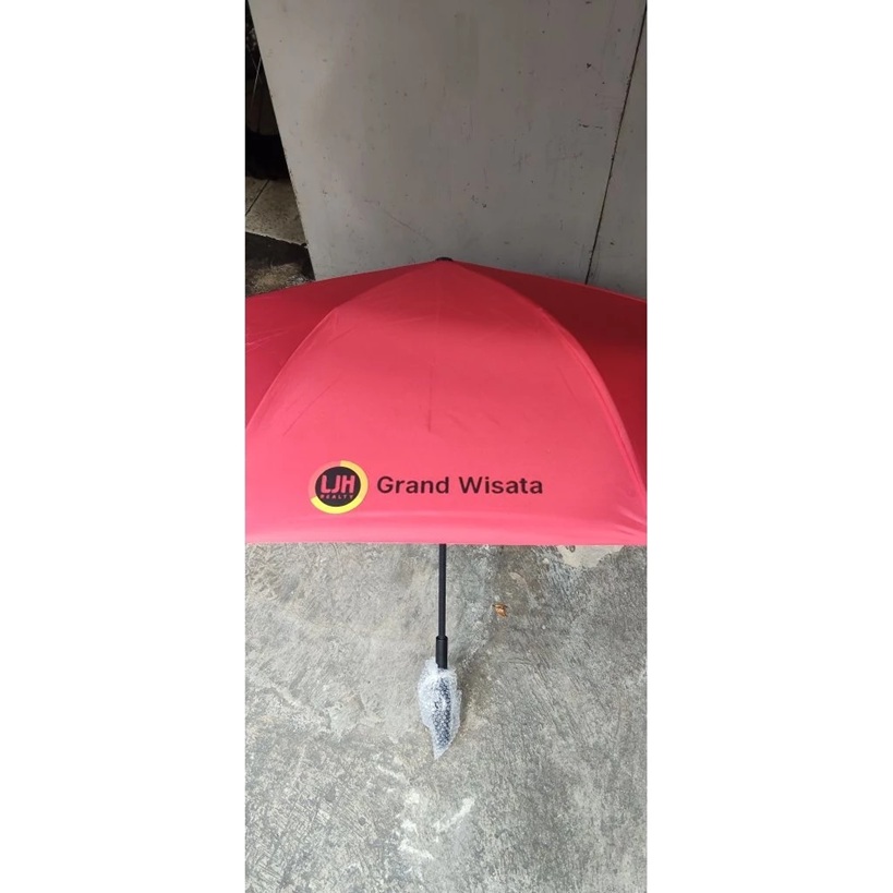 COSTUM PAYUNG GOLF BUKA OTOMATIS/PAYUNG GOLF RANGKA FIBER,, TONGKAT LAPIS BUSA — foto 1