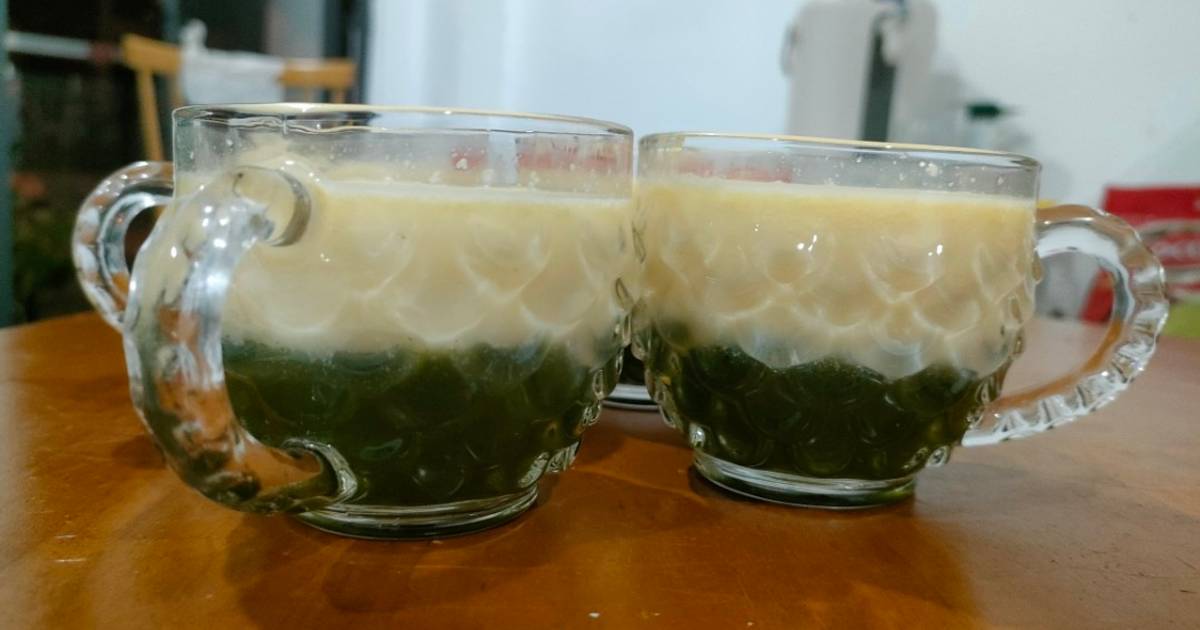 Sữa bắp thạch lá dứa