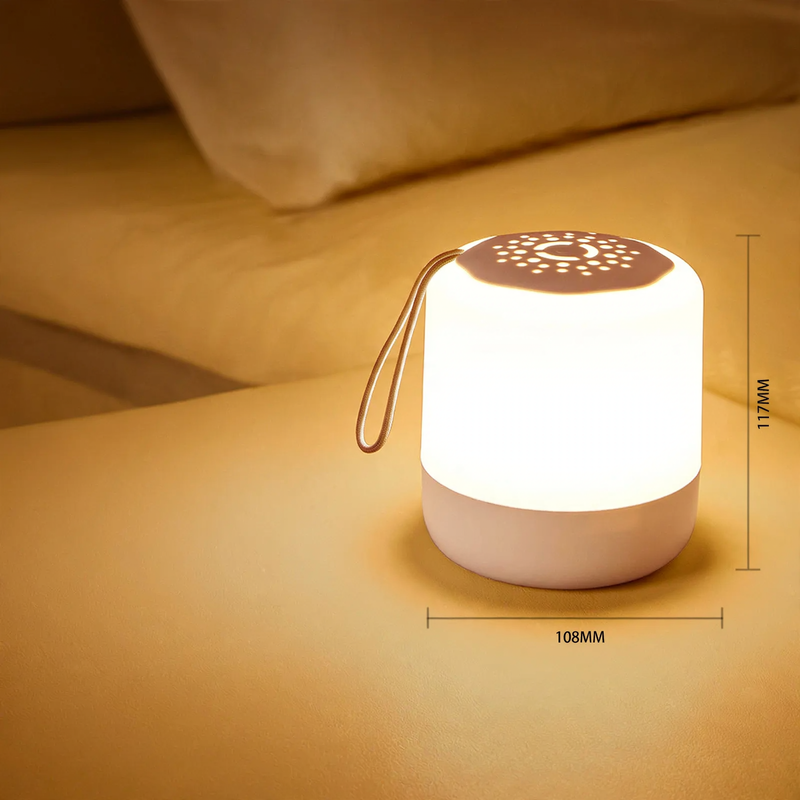 LED camping lamp with battery and emergency light function