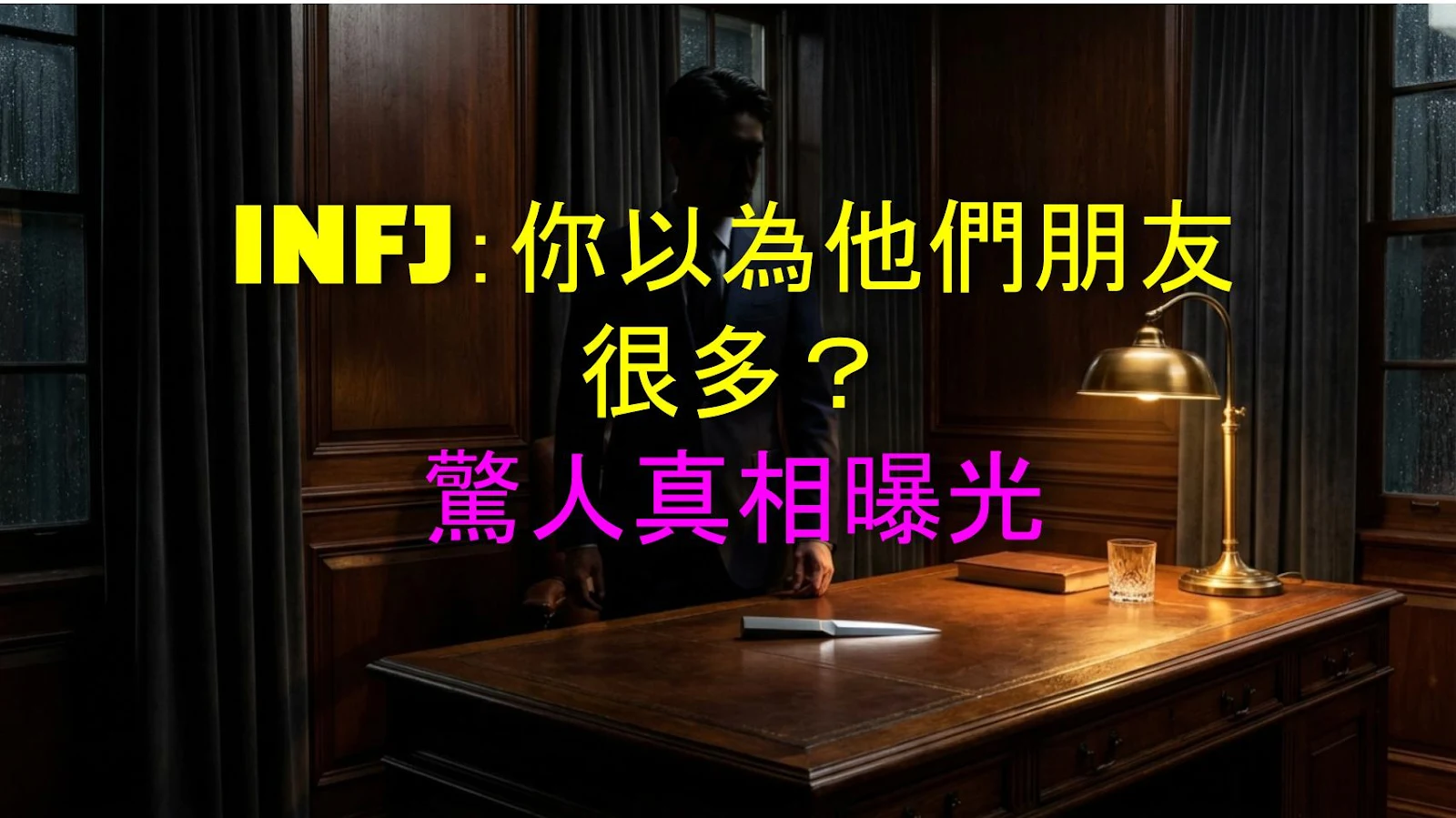 INFJ：你以為他們朋友很多？驚人真相曝光