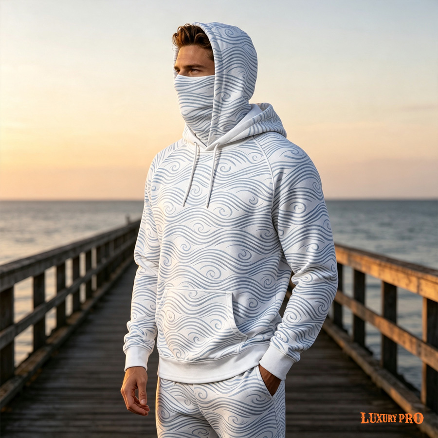 AOP JOY Masked Hoodie
