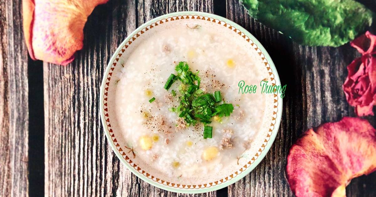 Cháo Thịt Bò Đậu Bo Hạt Sen