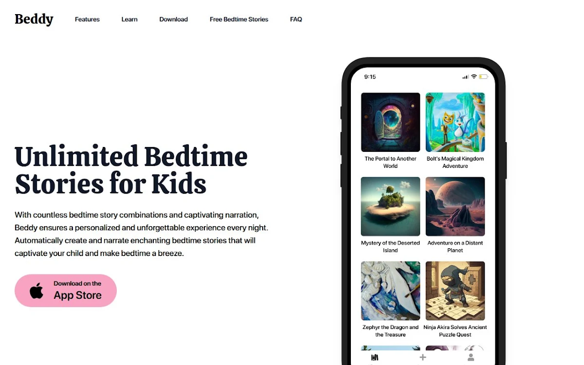 Captura de Beddy: Bedtime Stories for Kids