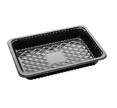 PET Tray Size: 500G L: 211 mm W: 143 mm H: 30 mm