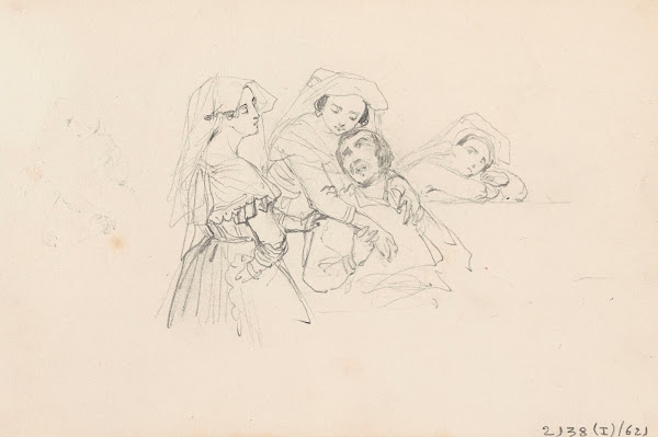 Scene with a Man and Three Women