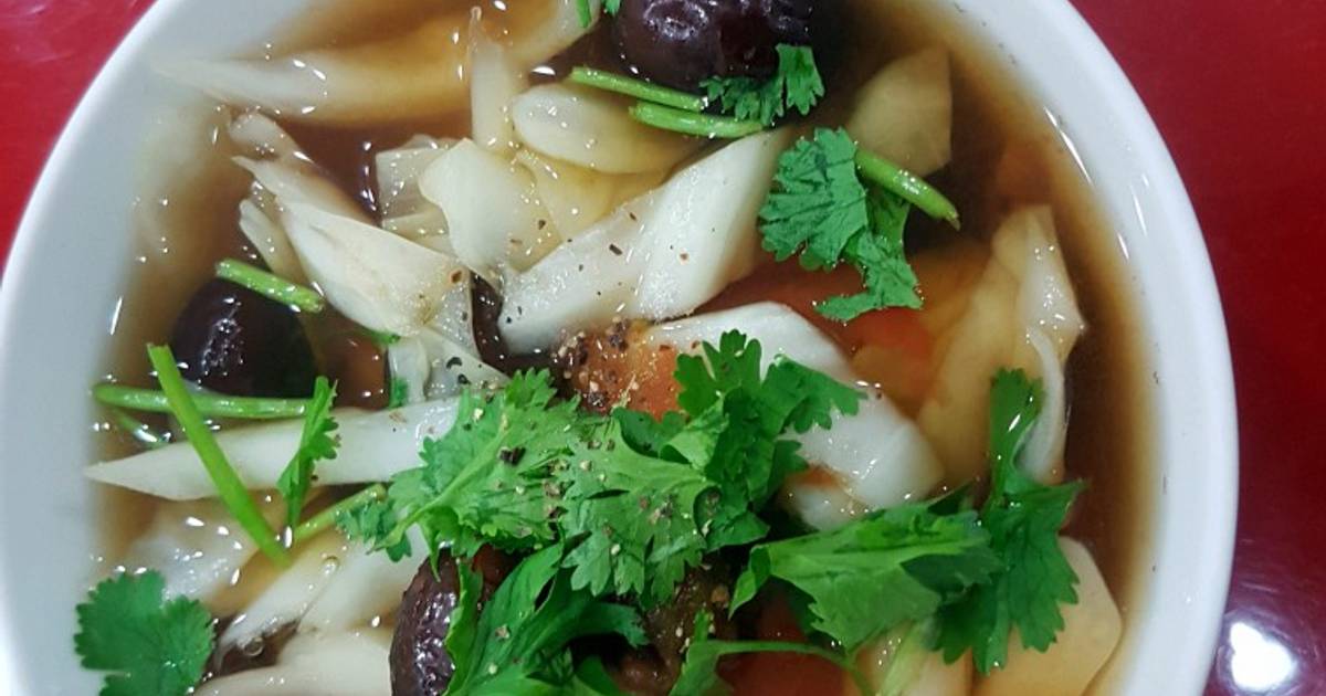 Canh Bắp Cải Táo Đỏ