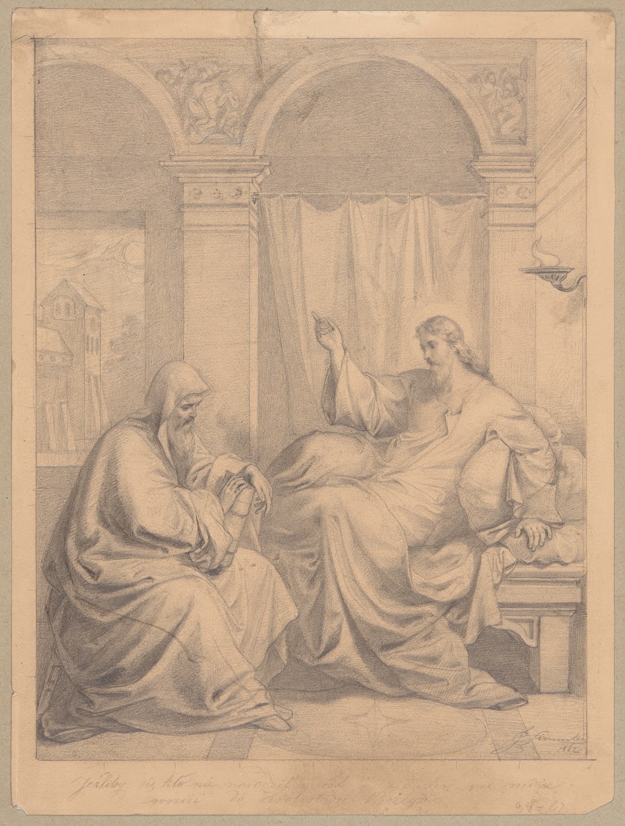 Rozmowa Chrystusa z Nikodemem 1862