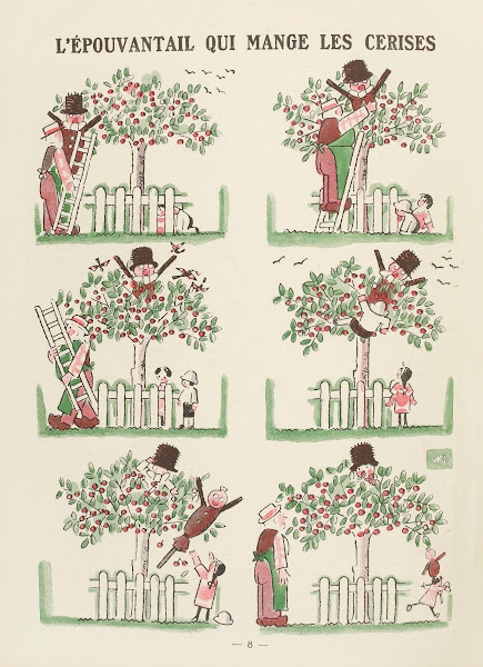 Lépouvantail qui mange les cerises 1924