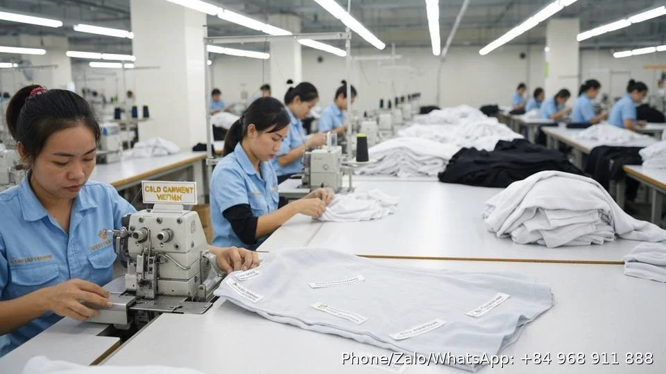 heat seal labels - Gold Garment Vietnam