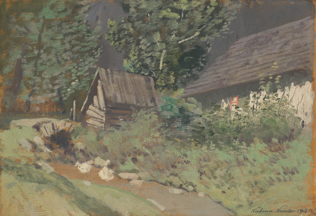 Behind the Barn 1918