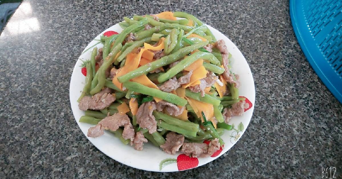 Thịt bò xào đậu que
