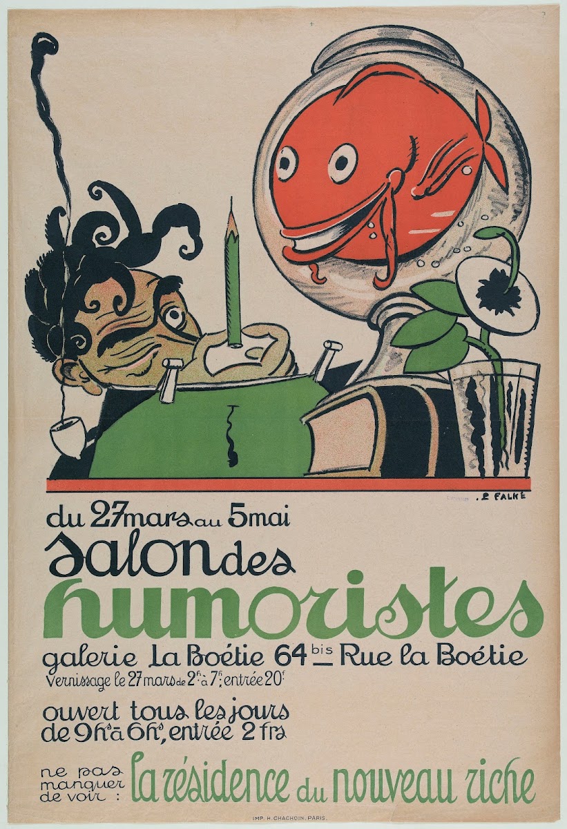 Du 27 mars au 5 mai Salon des humoristes galerie La Boétie 64 bis Rue la Boétie