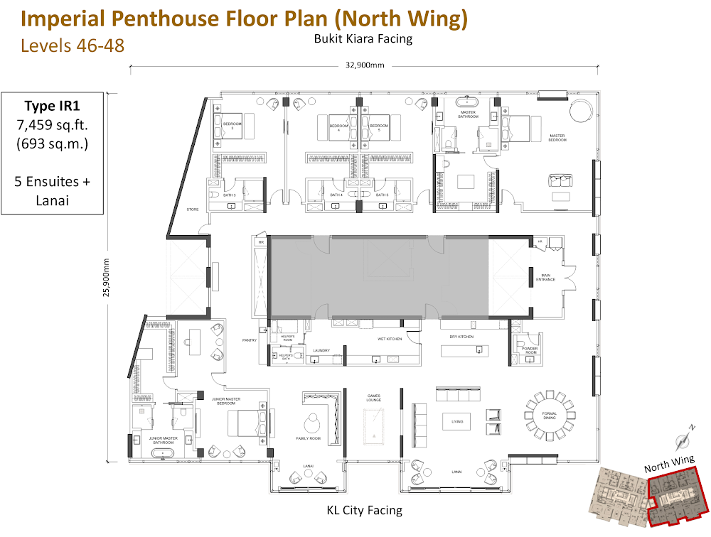 Pavilion Damansara Heights - Imperial Residence (RA) floor plan