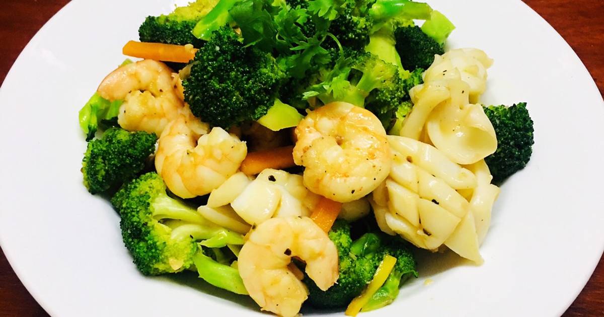 Bông Cải Xào Hải Sản