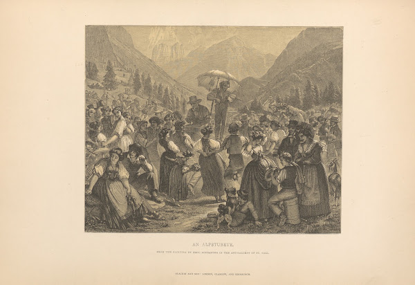 Emil Rittmeyer  An Alpstubete 1881