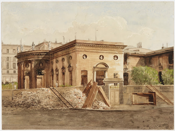 HôTel De Salm AprèS Lincendie De La Commune En 1871 64 Rue De Lille 7èMe Arrondi