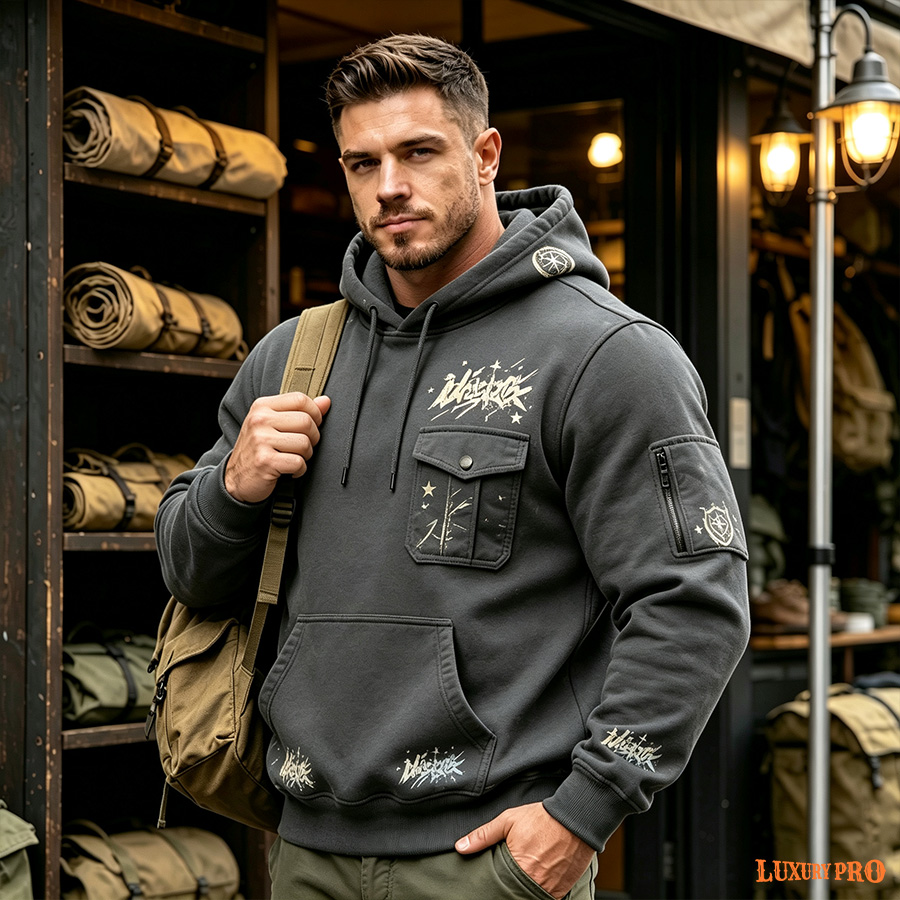 AOP Utility Hoodie