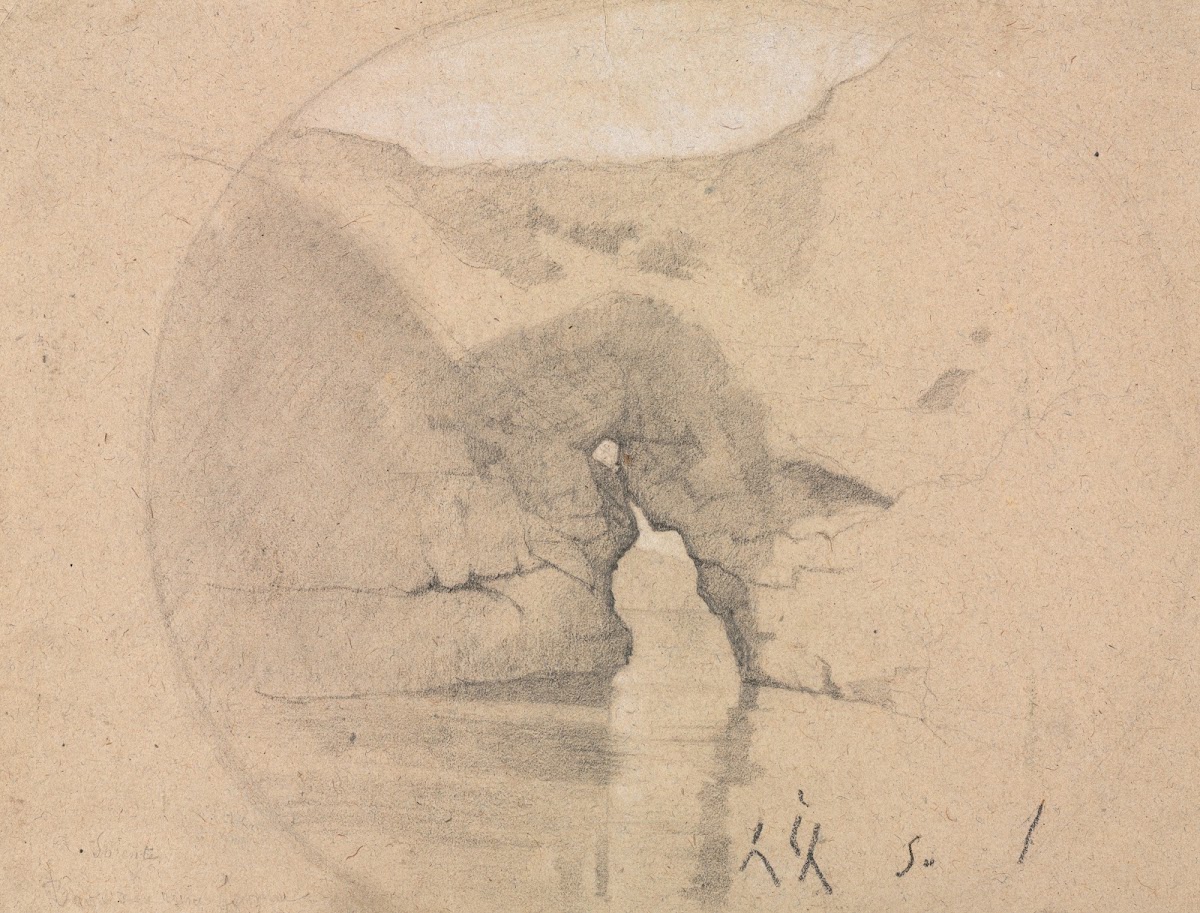 Sorrente Bains de la Reine Jeanne 18481865