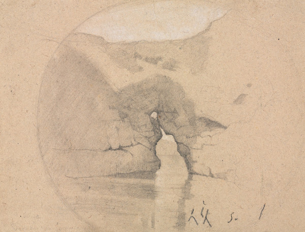 Sorrente Bains de la Reine Jeanne 18481865