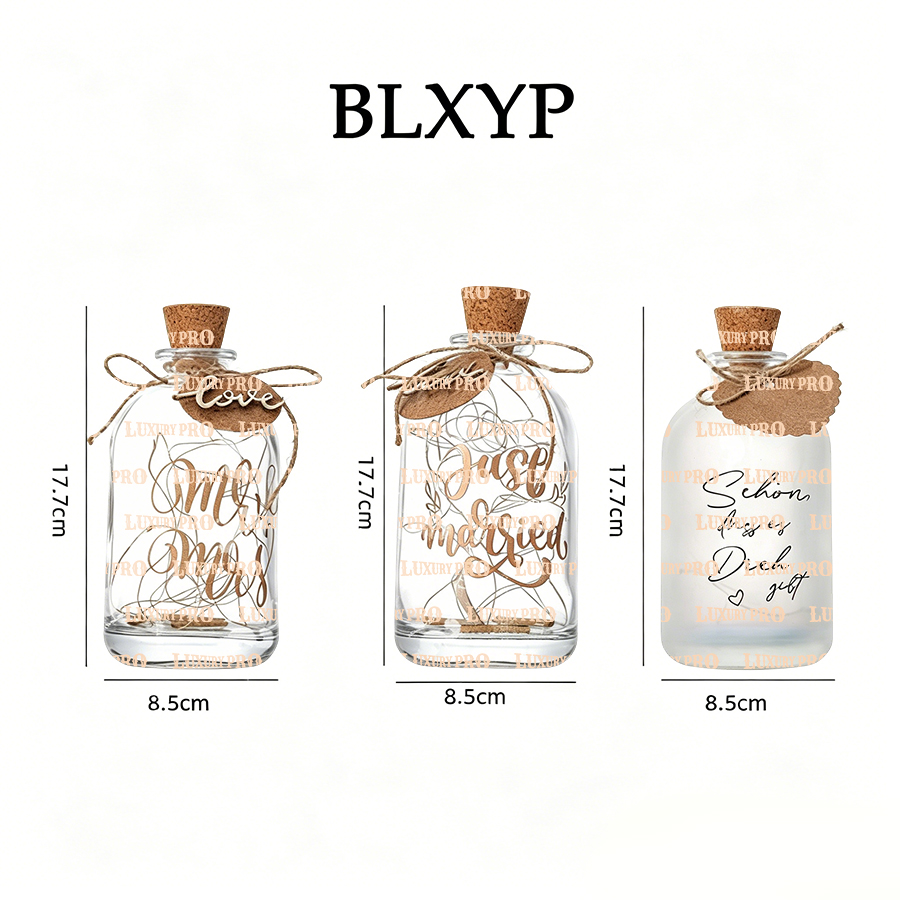 Glass Wishing Bottle