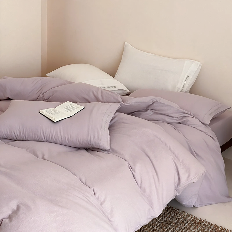 Double-layer Cotton Muslin Bedding Set
