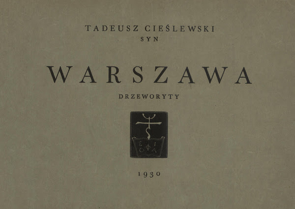 Dwanaście widoków Warszawy  Title page 1930