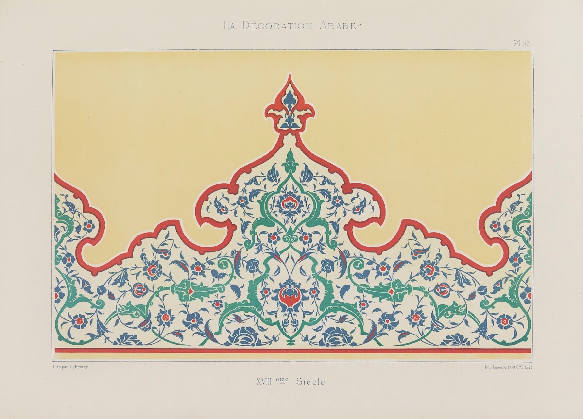 La Décoration arabe Pl47 1860s 1880s