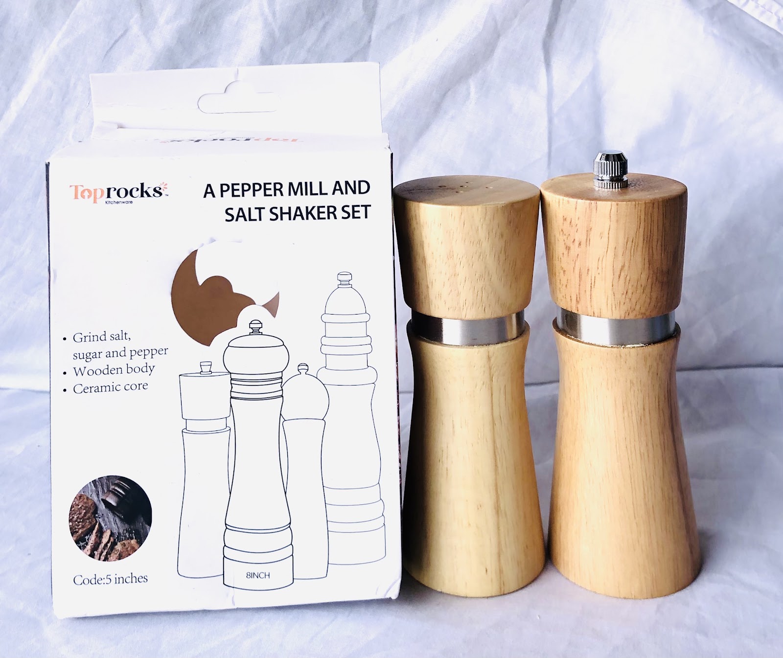 Wooden Salt and Pepper Shaker