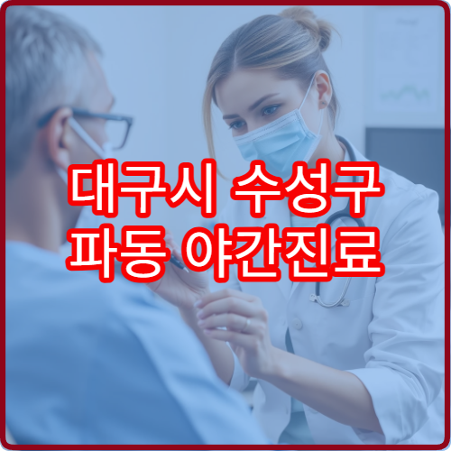 대구시 수성구 파동 야간진료 이비인후과 병원