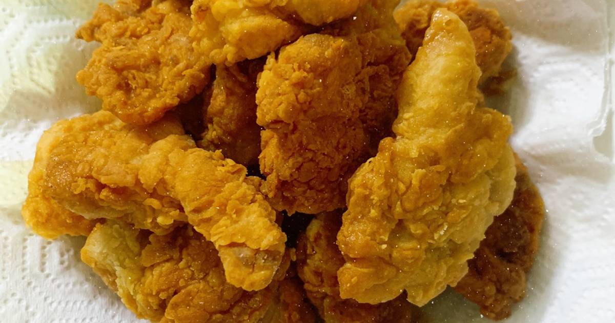 Gà chiên giòn công thức "gần" giống KFC