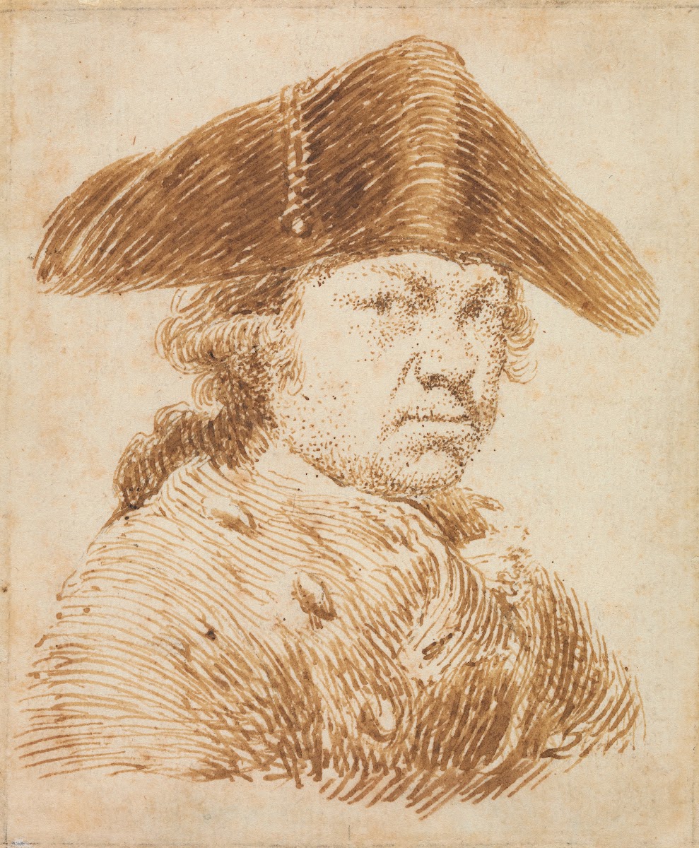 Self Portrait in a Cocked Hat ca 1790