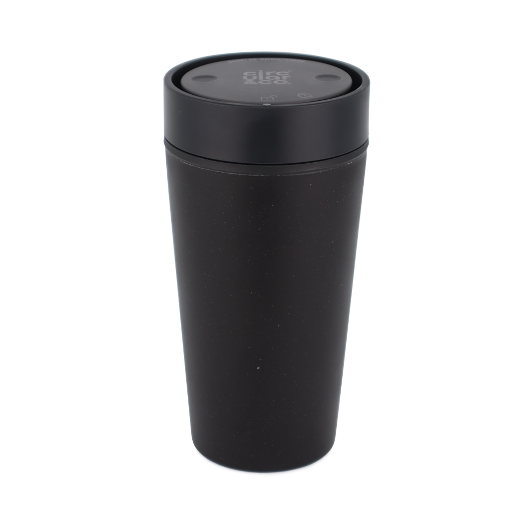 Coffee Waste Cup 12oz Espresso Black