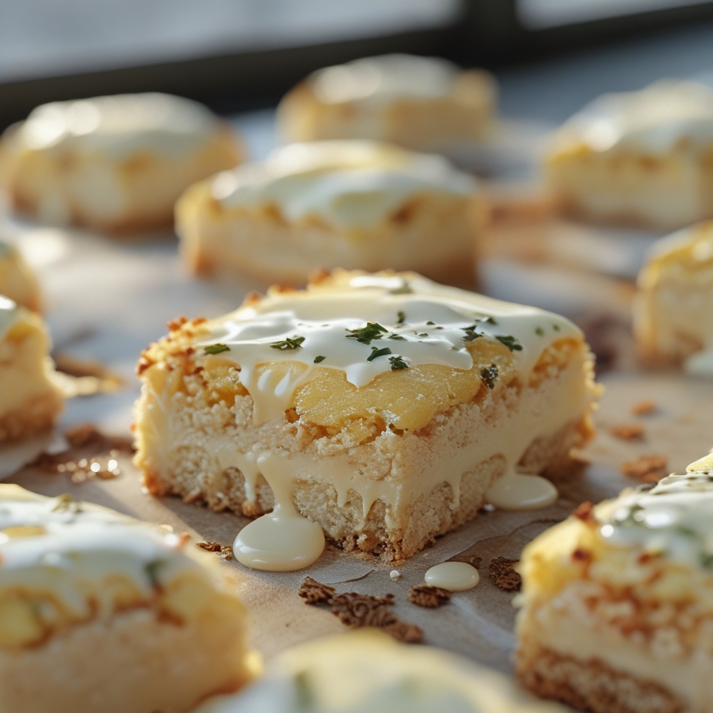 Creamy Lemon Squares Recipe – Easy Homemade Tangy Dessert finished