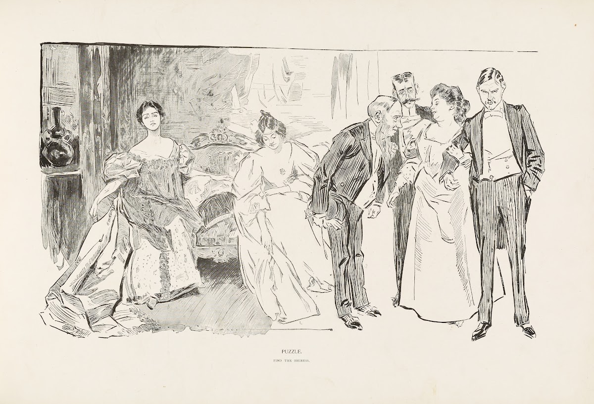Puzzle  Find the heiress 1896