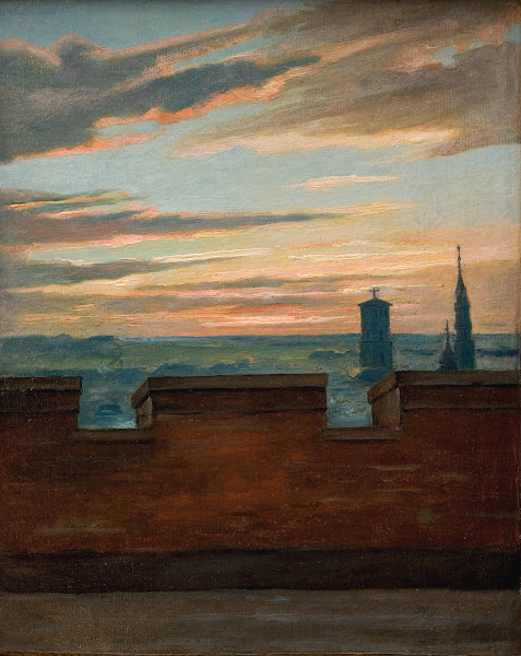 View of Copenhagen at Sunset 1844   1849