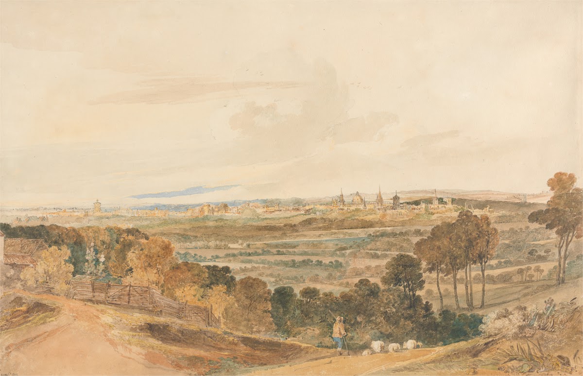 Oxford from Boars Hill 1811