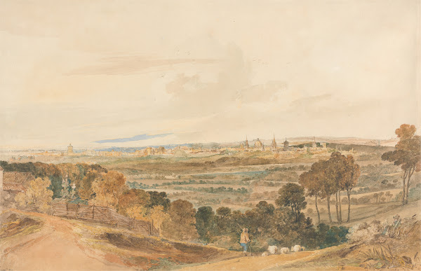 Oxford from Boars Hill 1811