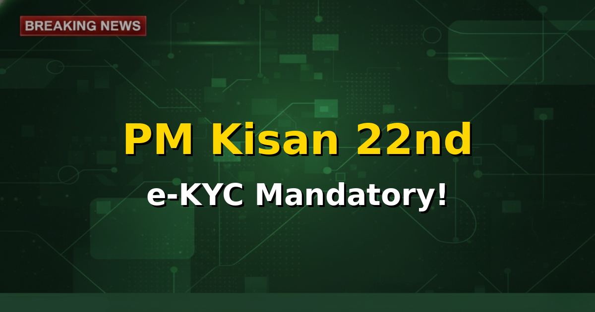 A graphic depicting a farmer receiving funds, with PM Kisan logo and 